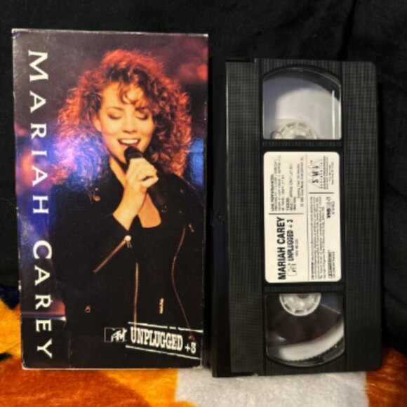 1992 Mariah Carey MTV Unplugged +3 VHS - Picture 1 of 2